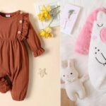 rs 149 bear design long-sleeve baby jumpsuit thespark shop